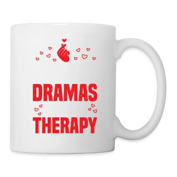 Les drames coréens sont ma thérapie 10 - Mug blanc - blanc - Droite
