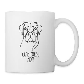 Line Art Mom - Cane Corso - Mug blanc - blanc - Droite