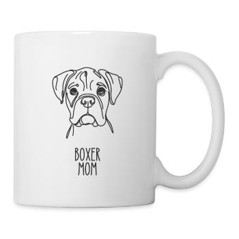 Line Art Mom - Boxer - Mug - white - Right