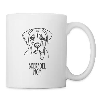 Maman au trait - Boerboel - Mug blanc - blanc - Droite