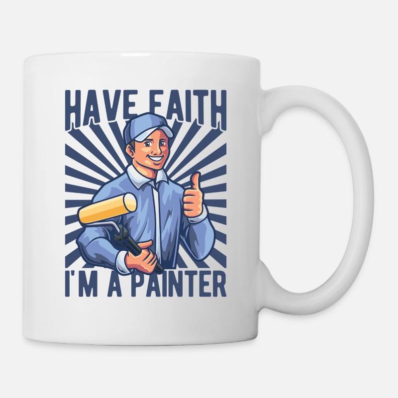House Painter Dad Unique Gifts - Tasse - Weiß