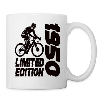 Limited Edition 1950 Limited Edition Fahrrad - Tasse - Weiß - Rechts