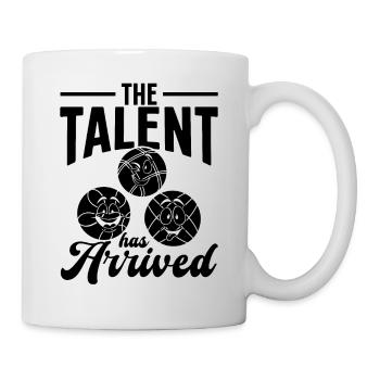 The Talent Has Arrived - Bocce Ball Player Boccia - Tasse - Weiß - Rechts