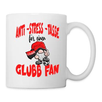 Anti Stress Tasse für einen Glubb Fan - Tasse - Weiß - Rechts