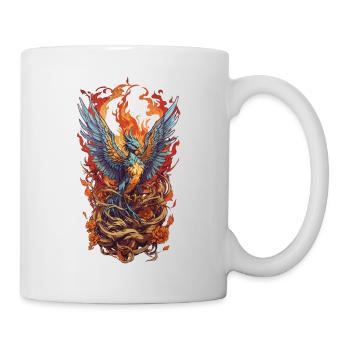Créature mythique emblématique Phoenix Bird Streetwear - Mug blanc - blanc - Droite