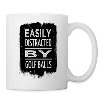 Cours de golf Dictons Golf Swing - Mug blanc - blanc - Droite
