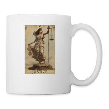 Tarot Cards Tarot Card Justice Justice - Mug - white - Right