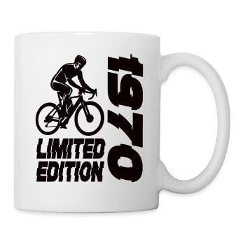 Limited Edition 1970 Limited Edition Fahrrad - Tasse - Weiß - Rechts