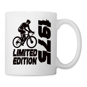 Limited Edition 1975 Limited Edition Fahrrad - Tasse - Weiß - Rechts