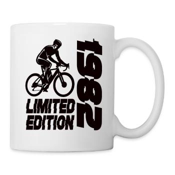 Limited Edition 1982 Limited Edition Fahrrad - Tasse - Weiß - Rechts