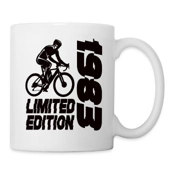 Limited Edition 1983 Limited Edition Fahrrad - Tasse - Weiß - Rechts