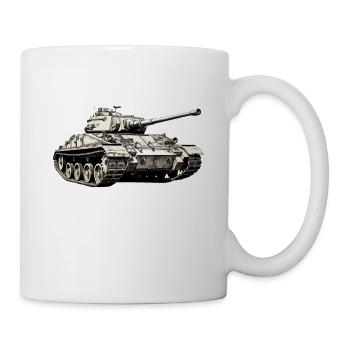 Panzerkampfwagen Soldaten T 1943 Schwerer Panzer - Tasse - Weiß - Rechts