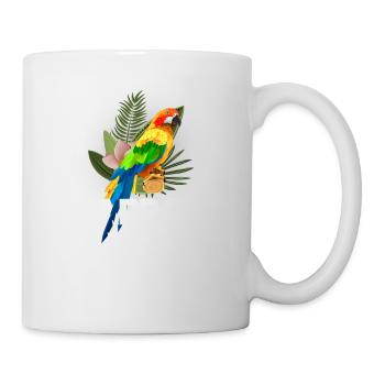 Père perroquet pour les amateurs de perroquets - Mug blanc - blanc - Droite