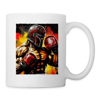 Spartaner Boxer Kämpfer Gladiator Boxing - Tasse - Weiß - Rechts