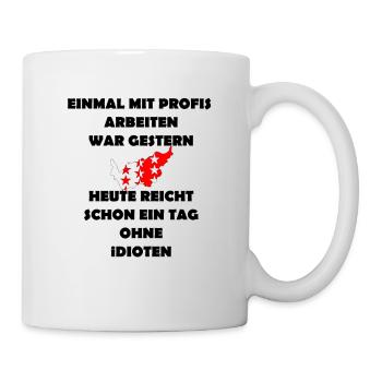 WORKS BLACK TEXT - Mug - white - Right