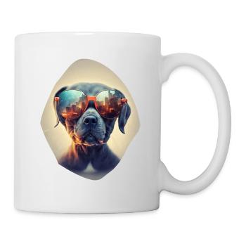 Cool Dog - Tasse - Weiß - Rechts