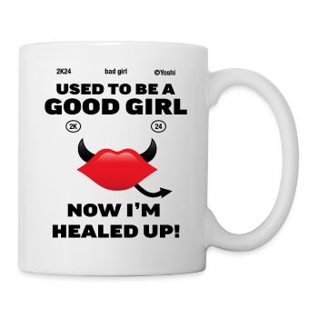 Mauvaise fille, bonne fille - Mug blanc - blanc - Droite