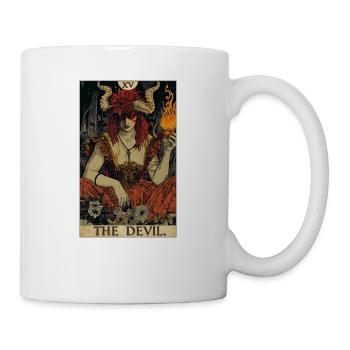 Tarot Cards Tarot Card The Devil The Devil - Mug - white - Right