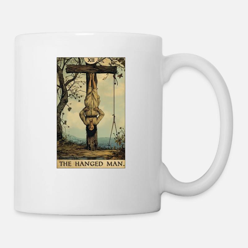 Cartes de tarot Carte de tarot Le Pendu - Mug blanc - blanc
