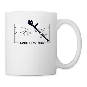 Michelangelo Creation of Adam Bone Fracture Bone - Mug - white - Right