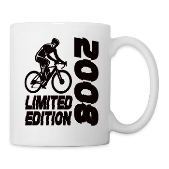 Limited Edition 2008 Limited Edition Fahrrad - Tasse - Weiß - Rechts