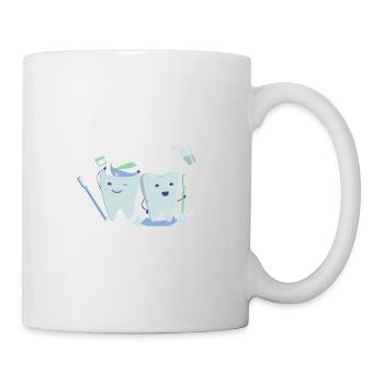 Orthodontiste Orthodontie Dentaire - Mug blanc - blanc - Droite