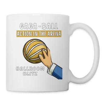 ACTION DE BALLE GAGA DANS LE BLITZ DE LA SALLE DE BAL DE L’ARÈNE - Mug blanc - blanc - Droite