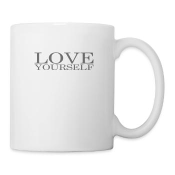 S’aimer soi-même, s’aimer soi-même - Mug blanc - blanc - Droite