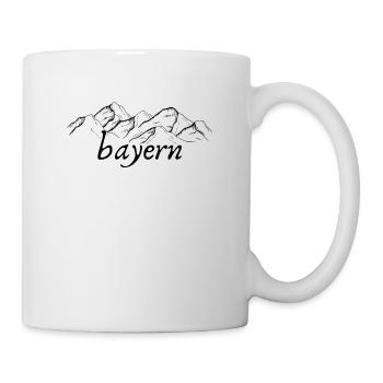 Montagnes de Bavière - Mug blanc - blanc - Droite