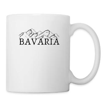 Montagnes de Bavière - Mug blanc - blanc - Droite