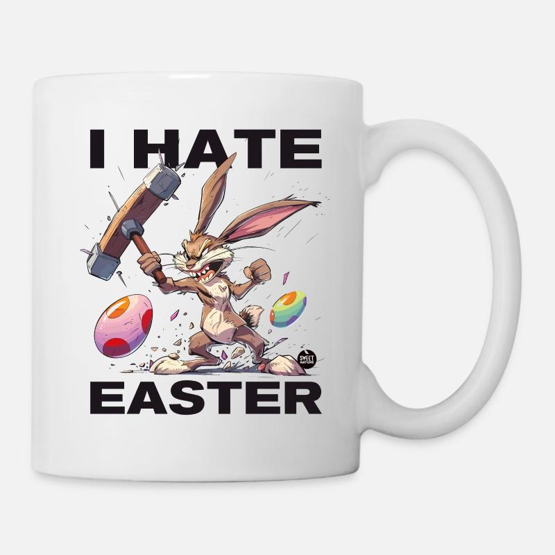 Ich HASSE Ostern! - Tasse - Weiß
