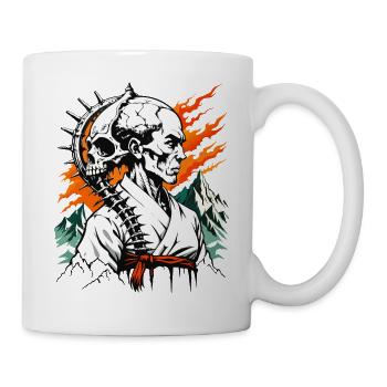 Karate Master Skull // Karate Skull FS0025 - Mug - white - Right