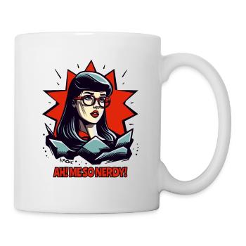 Oh, I'm So Nerdy: Glasses-Geek-Nerd Wife - Mug - white - Right