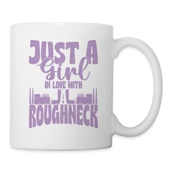 Juste Une Fille Amoureuse D’une Plate-Forme Pétrolière Brute Oilfi - Mug blanc - blanc - Droite