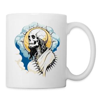 Jesus Skull // Totenkopf Christus / Kirche FS0031 - Tasse - Weiß - Rechts