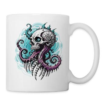 Octopus Skull / Skull Squid Octopus FS0032 - Mug - white - Right