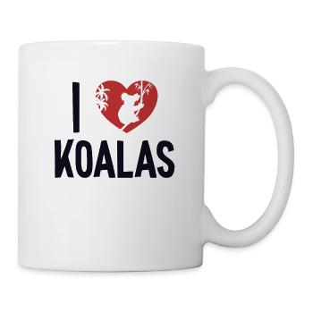 I love Koalas Koalabear Eucalyptus Lover Koala - Mug - white - Right