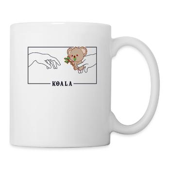Michel-Ange Création d’Adam Koala Koalabear - Mug blanc - blanc - Droite