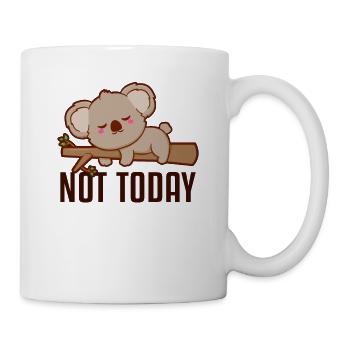 Not Today Koalabear Eucalyptus Phascolarctos - Mug - white - Right