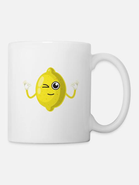 Squeeze The Day - Tasse - Weiß