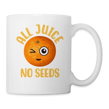 Nur Saft, keine Kerne - Tasse - Weiß - Rechts