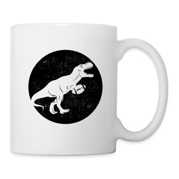 Dinosaure de rugby Dino de rugby Joueur de rugby Dino - Mug blanc - blanc - Droite