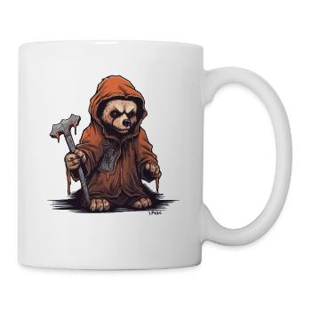 L’ours Faucheuse - Mug blanc - blanc - Droite