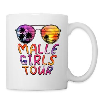 Visite des filles de Malle - Mug blanc - blanc - Droite