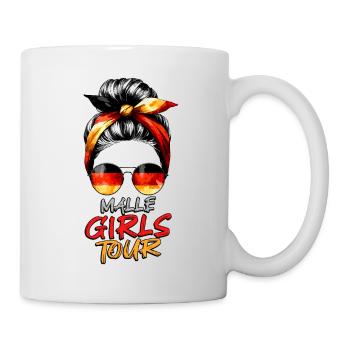 Visite des filles de Malle - Mug blanc - blanc - Droite