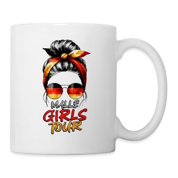 Visite des filles de Malle - Mug blanc - blanc - Droite