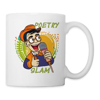 HOMME MICRO POÉSIE SLAM - Mug blanc - blanc - Droite