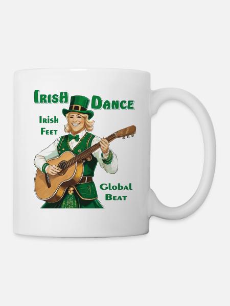 IRISH DANCE - Tasse - Weiß