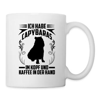 Capybara Saying South America Capybara - Mug - white - Right