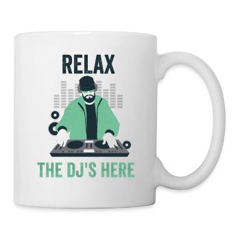 Entspannen Sie sich Der DJ ist da - Tasse - Weiß - Rechts